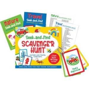 Peter pauper Seek-And-Find Scavenger Hunt Cards (2-Deck Pack)
