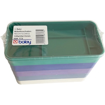 Boley Правоъгълни подноси за части на часовници Boley - 5 броя