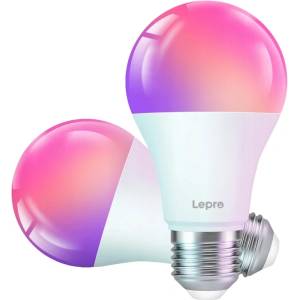 Lepro Смарт LED крушка LEPRO B1-EU-2 E27 Wi-Fi (2 броя) (B1-EU-2)