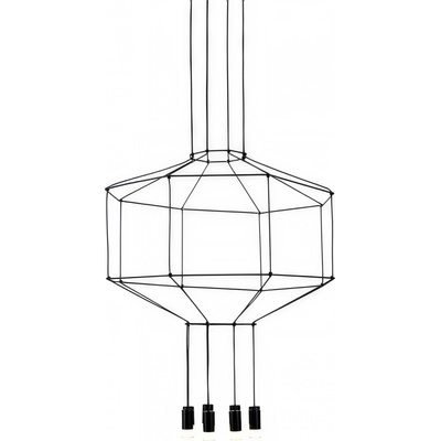 POLARIS Метален полилей Edy Surface | Тип решетка - кафез | 8 крушки GU4 | Цена 280, 22€ (548, 06 лв) (PD-8227)