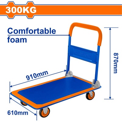 WADFOW Сгъваема платформена количка wadfow, 300 кг (wf wwb1330)