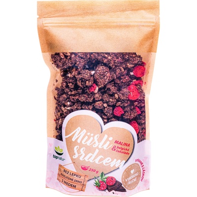 Topnatur Müsli Malina a Belgická čokoláda 250 g
