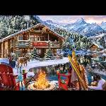 Trefl Puzzle - 2x500 XMAS - Christmas in the mountains Trefl 37540