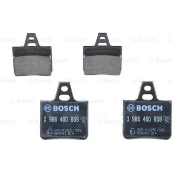 Sada brzdových platničiek kotúčovej brzdy BOSCH 0 986 460 958