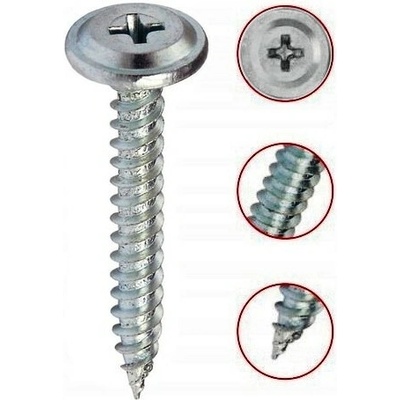 Klimas Wkret-met Skrutky do krytiny clik / retro panelu a Clip panelu 4,2mmx32mm bal 500ks