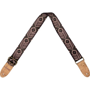 Cascha CGS-VC9 Vegan Cork Колан за китара Green Chevron (CGS-VC9)