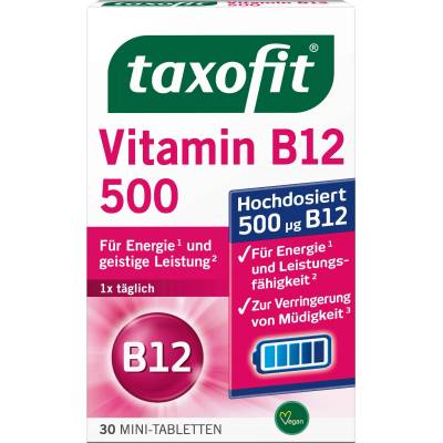 taxofit® Vitamin B12 501 - 30 таблетки