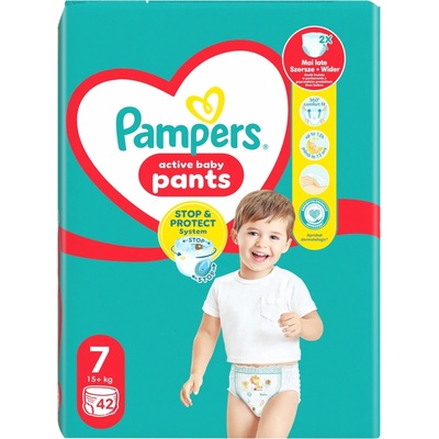 Pampers Памперс пелени Giant Pack размер 7 42 бр