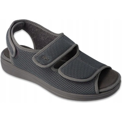 DR Orto 47 ortopedické pánske sandále pre diabetickú nohu na suchý zips