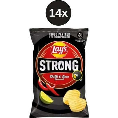 Lays strong chilli lime 14x 55 g