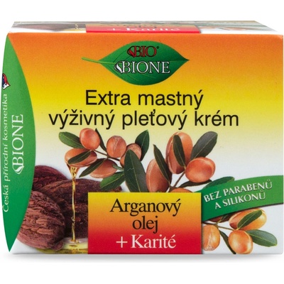 BC Bione arganový olej + karité extra mastný výživný pleťový krém 51 ml