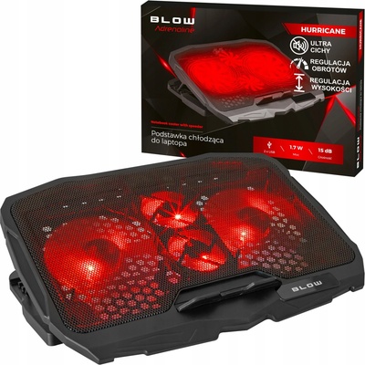 BLOW Chladicí podložka pod notebook 4 FAN HURRICANE – Hledejceny.cz