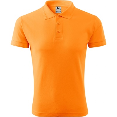 MALFINI Malfini pique polo 203 / Мъжка поло тениска - мандарина оранжево xl (203a216)