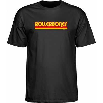 Bones Rollerbones Retro Script Tee black