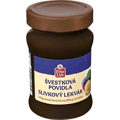 Fine Life Slivkový lekvár 340 g