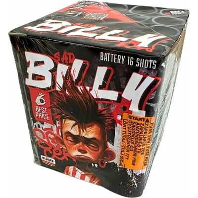 Kompaktní ohňostroj SAD BILLY BEST PRICE 16 ran 20mm