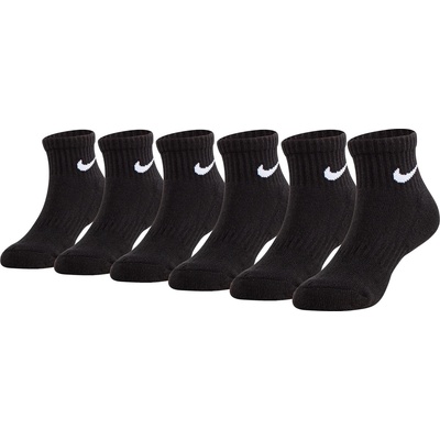 Nike Детски чорапи Nike 6-Pack Quarter Socks Infants - Black