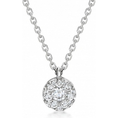 Sofia Diamonds Zlatý náhrdelník kruh s diamantmi GEMCS28502-15