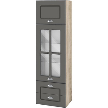 ИРИМ Горен кухненски шкаф Сити АРФ-Цимент мат-06-101 40 см