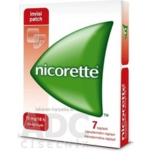 Nicorette invisipatch 15 mg/16h emp.tdm.7 náplastí