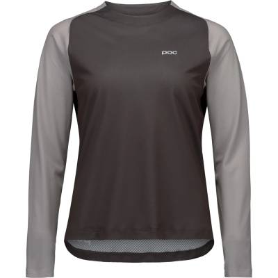 POC Дамска фланелка с дълъг ръкав за колоездене Poc Women's Motion Air L/S Jersey Cycling jersey - Granite Grey - размер XS (156-2592-0211)