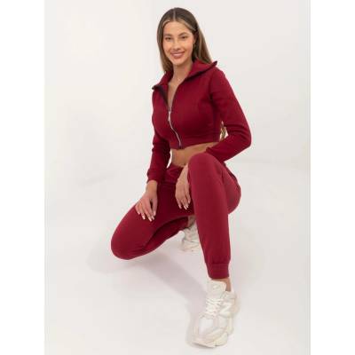 Basic Feel Good Dámské tepláky RV-DR-5040.04X Bordó