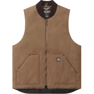 West coast choppers Елек West coast choppers Heavy Duty vest - Brown (Brown)