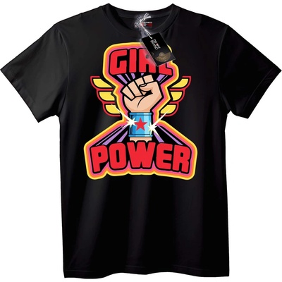 NOONEBRAND T-shirt с Girl Power - 6XL, Black