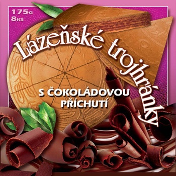 Clip Lázeňské trojhránky čokoláda 175 g