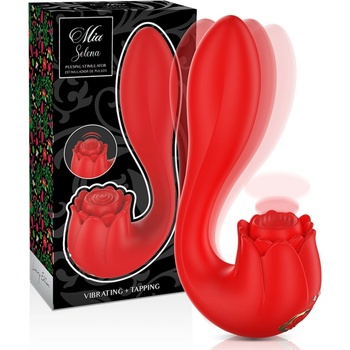 Image 1 of Mia Selena Stimulator Vibrating & Tapping Red