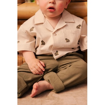 Donsje Детска риза с лен Donsje Deccie Shirt Frogs (4116801)