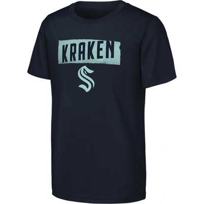 Outerstuff Seattle Kraken NHL Tale Of The Tape Ss Tee tmavomodrá