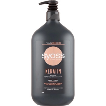 Syoss Keratin Blue Lotos posilující šampon 750 ml