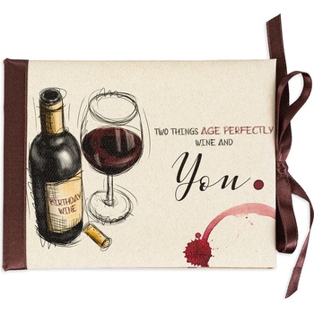Image 1 of NBoutique Луксозна картичка за рожден ден - Wine and you