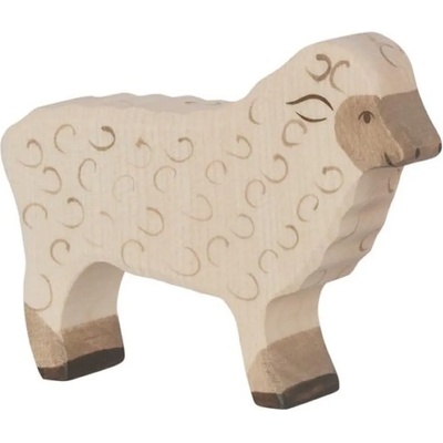 Holztiger Дървена фигурка Holztiger - Изправена овца (80073)