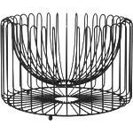Horecano HORECANO-REN-Фруктиера кръгла метална Ø31xh21cm ЧЕРНА (HC-39164) (0139164)