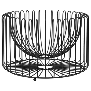 Horecano HORECANO-REN-Фруктиера кръгла метална Ø31xh21cm ЧЕРНА (HC-39164) (0139164)