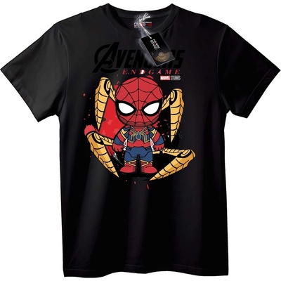 NOONEBRAND Тениска Avengers Края Spider-Man Chibi - XS, White