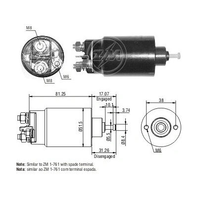 Spínač startéru Ford 98AB-11000-BC