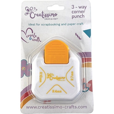 Creatissimo - 3 way corner punch - Zaoblovač rohů – Zboží Dáma