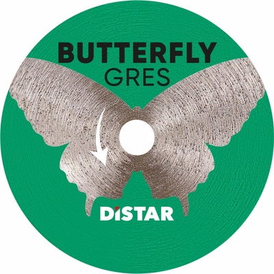 DISTAR Kotouč Butterfly na dlažby do 12 mm pro proxxon LWB (tloušťka 0,6mm) Typ: BEZ stopky