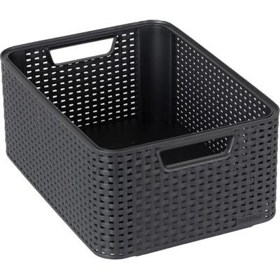 CURVER Úložný box "RATTAN STYLE2" - M - antracit – Zboží Dáma