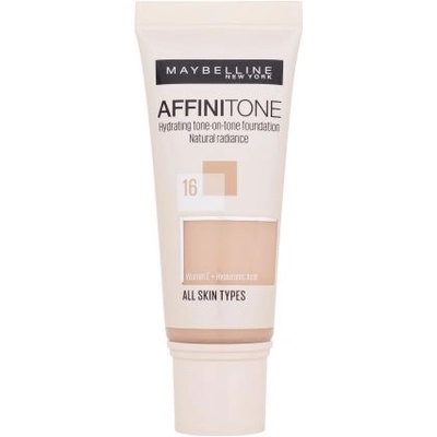 Maybelline Affinitone покриващ фон дьо тен 30 ml нюанс 16 Vanilla Rose