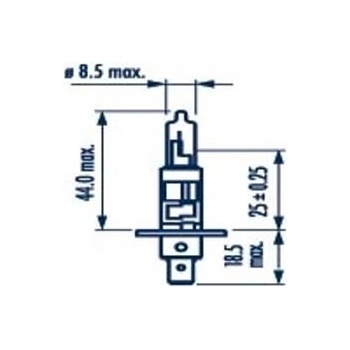 Narva H1 P14,5s 24V 70W