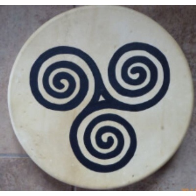 Mato Šamanský buben Keltská spirála 30 cm