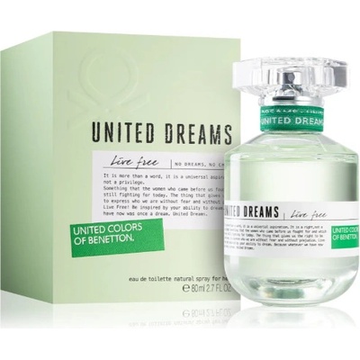 Benetton United Dreams Live Free toaletná voda dámska 80 ml tester