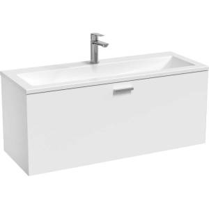 RAVAK Clear II - Шкафче за умивалник 80x38x40 см, 1 чекмедже, лъскаво бяло X000001642 (X000001642)