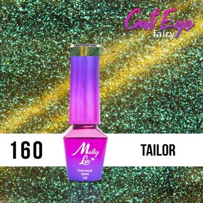 Molly Lac gél lak Cat Eye Fairy Tailor 160 Zlatá 5 ml