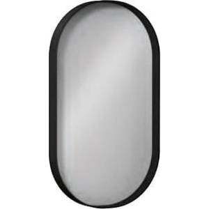 Isvea Puno овално огледалo за баня , рамка черен мат, 40/70 см (29PN4004040I)