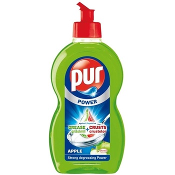 Pur Препарат за миене на съдове Duo Power, ябълка, 450 ml
